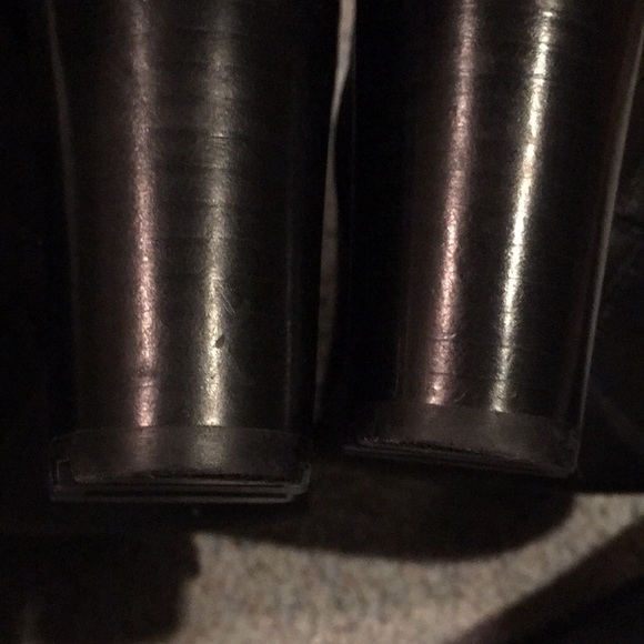 Calvin Klein Demetria Peep-Toe Booties Black 9.5 Worn Once - Picture 8 of 9